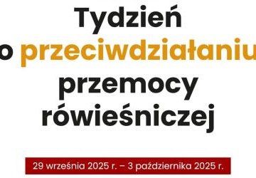 Tydzień Przeciwdziałania Przemocy Rówieśniczej
