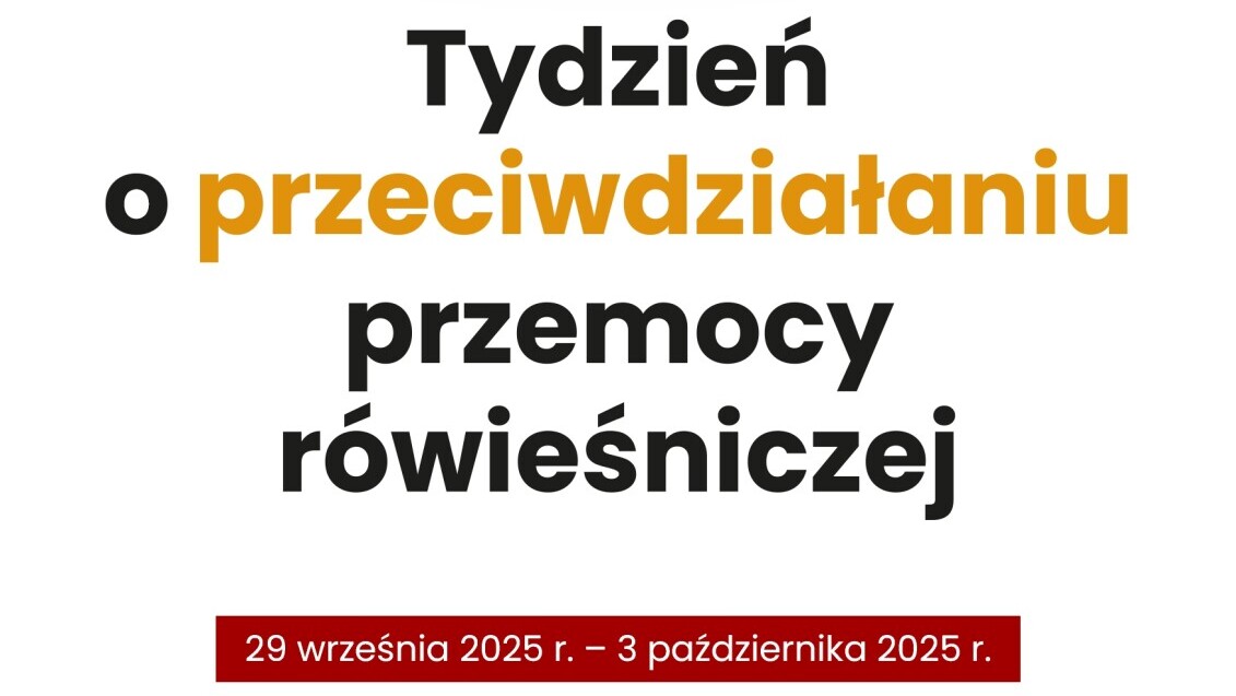 Tydzień Przeciwdziałania Przemocy Rówieśniczej