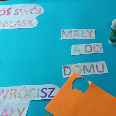 Tworzenie plakatów w ramach akcji „Odblaskowa szkoła”