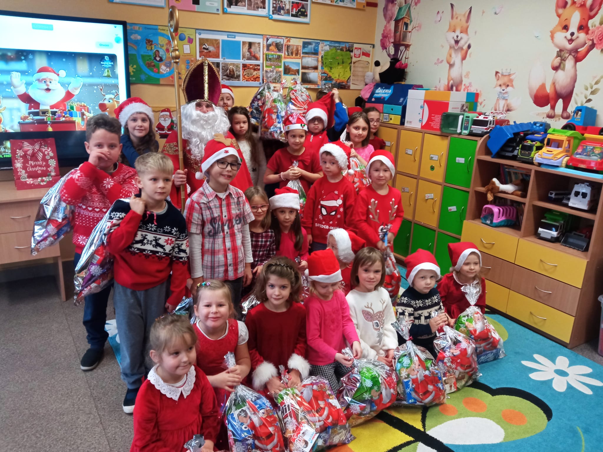 Wizyta świętego Mikołaja w naszej szkole
