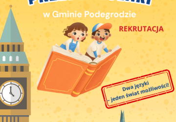 Rekrutacja dzieci do projektu „Let’s play! Dwujęzyczne przedszkolaki w Gminie Podegrodzie”